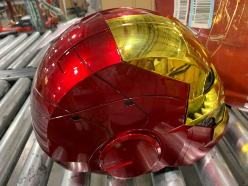 Photo 2 of Iron-Man Helmet, 2024 New upgrade Iron-man Mask with Jarvis Voice & Remote&Touch Controlled Open/Close,ideal for birthdays, Christmas, Halloween, Valentine's Day.