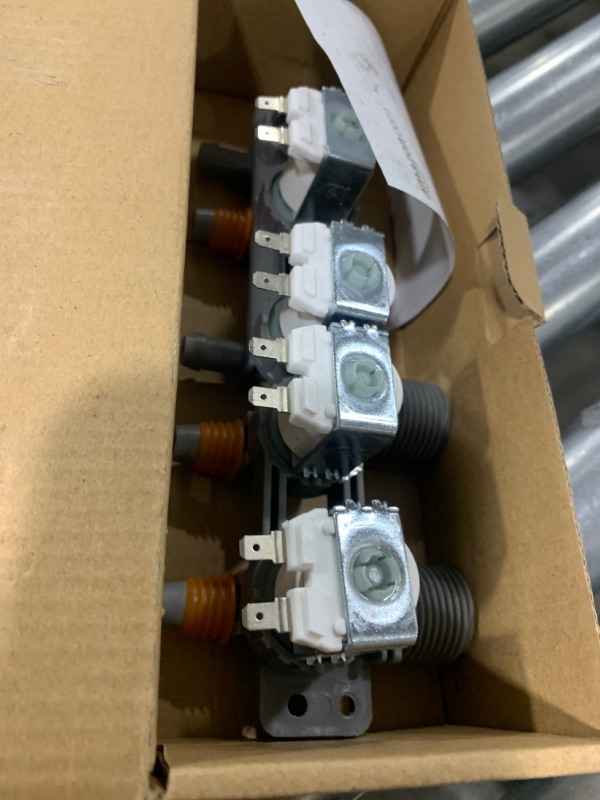 Photo 1 of AJU75152602 Water Inlet Valve (OEM Part) Fit for LG Washer Replaces 5221EA1008S, 4873914, AP6335382, PS12580369, EAP12580369.