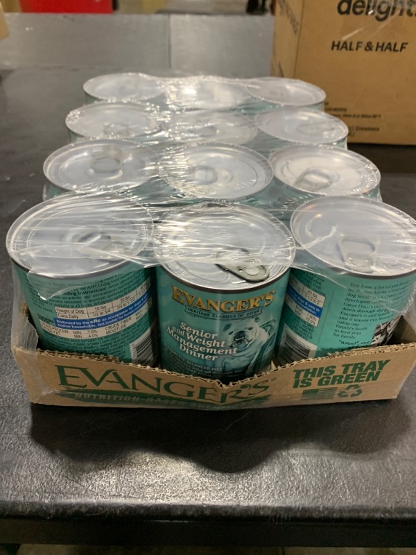 Photo 2 of Evangers Classic Senior & Weight Management Canned Dog Food - 13 oz, Case of 12