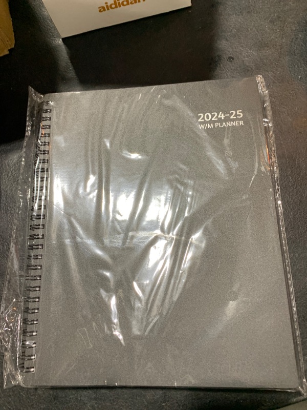 Photo 2 of GoiUnlt Planner 2024-2025, Academic Weekly ? Monthly Planner, 7.95" x 9.7", Jul 2024 – Jun 2025, Flexible Cover, Thick Paper, Spiral Wirebound, Inner Pocket