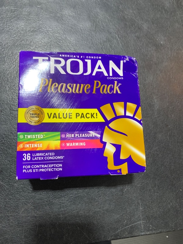 Photo 2 of Trojan Condoms, Pleasure Pack, Value Pack - 36 condoms