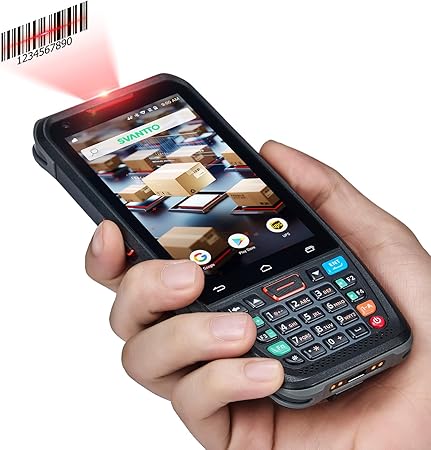 Photo 1 of ndroid Barcode Scanner, Android 10 Handheld Computer, 1D/2D/QR Barcode Scanner, 2/3/4G WiFi BT Communication, Android Handheld Data Terminal for Warehouse Retail Inventory