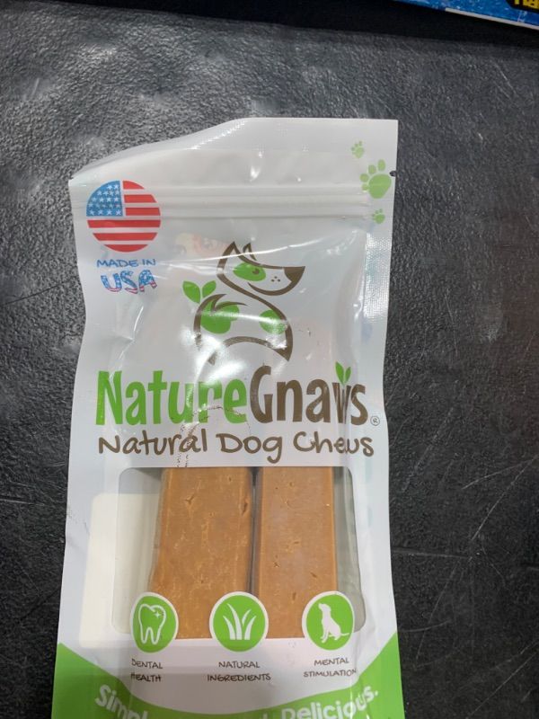 Photo 2 of Nature Gnaws American Cheese Chews for Dogs - Long Lasting Hard Chew Treats - Rawhide Free Dog Bones - Yak Alternative - Made in The USA