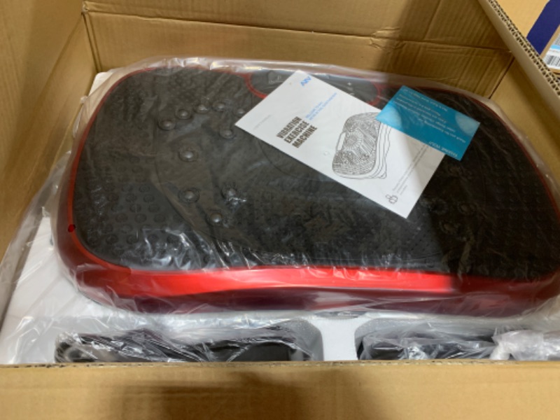 Photo 1 of AXV Vibration Plate Fitness Platform Exercise Machine Vibrating Lymphatic Drainage Shaking Full Body Shaker Workout Vibrate Stand Shake Board Sport Gym for Weight Loss Fat Burner for Women Men