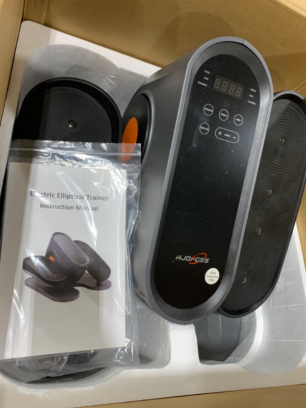 Photo 1 of HJDFGSS Under Desk Elliptical Machine, Electric Ellipse Leg Exerciser While Sitting for Seniors Adults, Leg Ercise Pro, Leg Exerciser While Sitting, Home Use Seated Ellipse Leg Exerciser