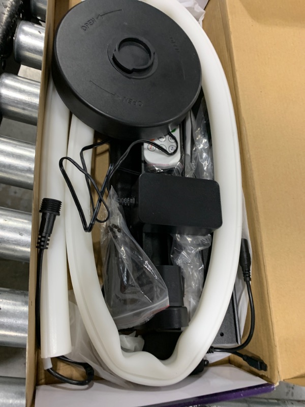 Photo 1 of YSJ RGB LED Corner Floor Lamp, LED Floor Lamp,Corner LED Lamp,Corner Light,Color Changing Lamp with Remote and App Control,DIY Mode & Timing,Modern 55''Minimalist Lit Lamp for Bedroom Living Room