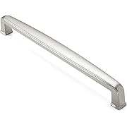 Photo 1 of 10 Pack Solid Kitchen Cabinet Handles (7-1/2" Hole Centers) - Drawer/Door Hardware - Style T765 - Satin Nickel