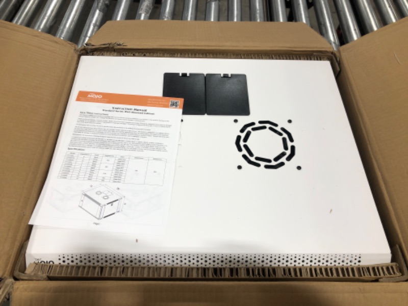 Photo 1 of Tecmojo 9U Wall Mount Rack Network Cabinet for 19" IT Equipment,with Lockable Glass Door and Side Panels,Cooling Fan,17.7inch Depth,White,Computer/Electronics Equipment Data Rack