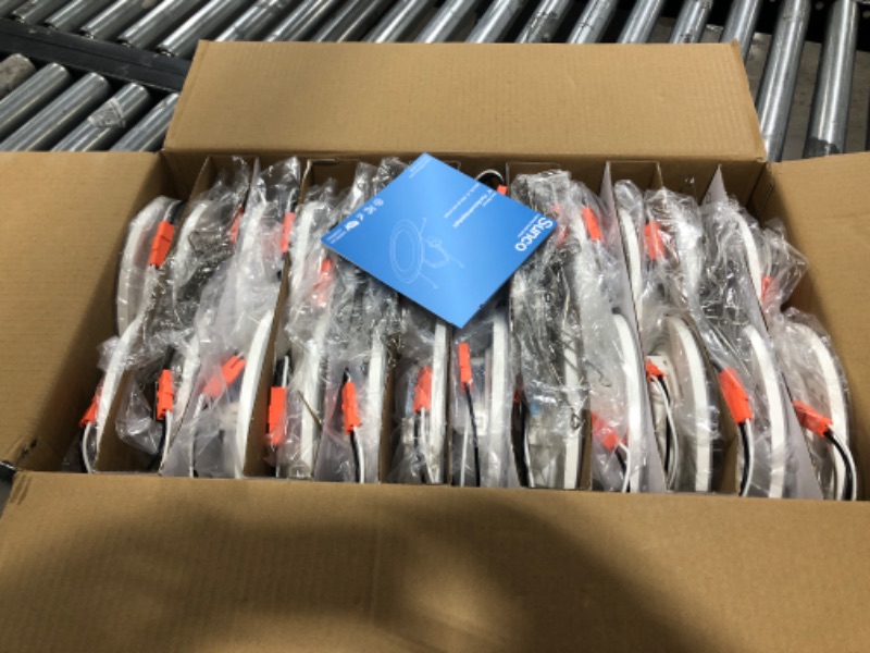 Photo 1 of Sunco 24 Pack 6 Inch LED Recessed Light, Can Lights for Ceiling, Flat with Nightlight, 1200 Lumens, Selectable CCT 2700K/3000K/4000K/5000K/6000K, Dimmable, 13W UL