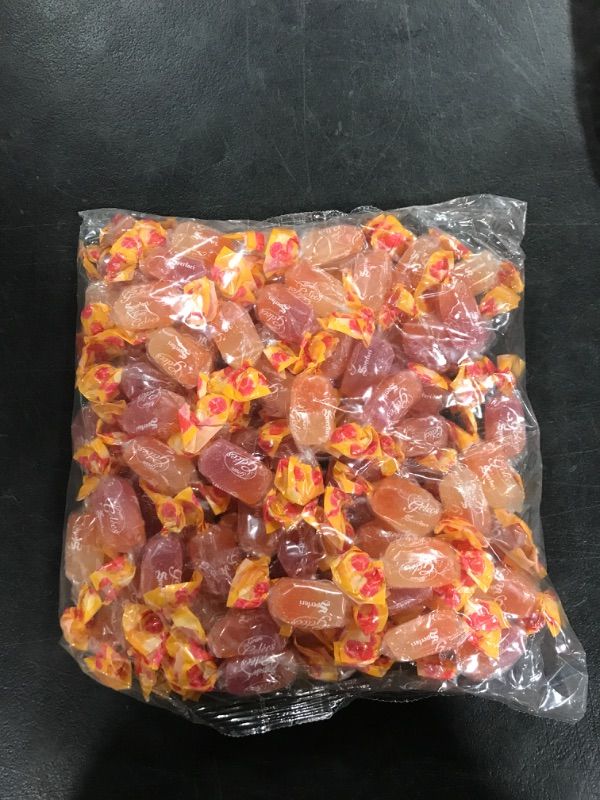 Photo 2 of Sperlari Candies Gran Duetto Orange, Peach & Raspberry Italian Fruit Nectar Jelly Candy - Gluten Free, No Artificial Coloring, Individually Wrapped Gummy Candy - Fruit Gummies Made In Italy 1 KG Bag