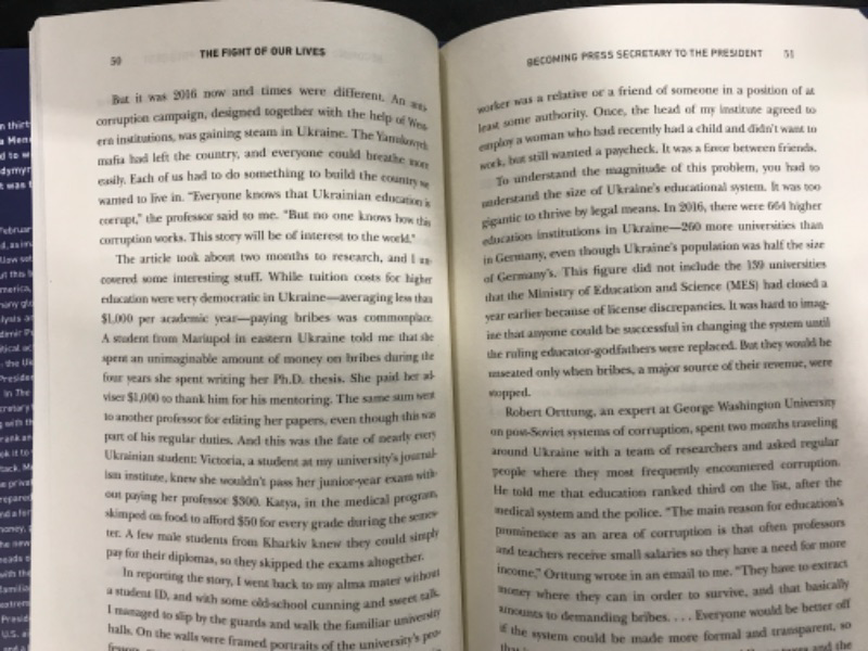 Photo 2 of The Fight of Our Lives: My Time with Zelenskyy, Ukraine's Battle for Democracy, and What It Means for the World Iuliia Mendel (Author)