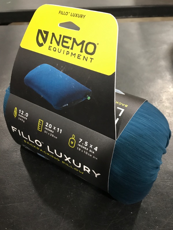 Photo 2 of NEMO Fillo Luxury Camping Pillow 12 oz., 20 x 11 inches, 7.5 x 4 inches DIA