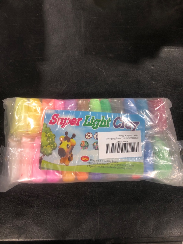 Photo 1 of PRTCRZ Air Dry Clay 24 Colors, Modeling Clay for Kids,Model Magic Clay, Molding Clay DIY Starter Kit with Sculpting Tools,Soft & Non-Sticky,Art and Crafts Gift for Boys Girls Kids.