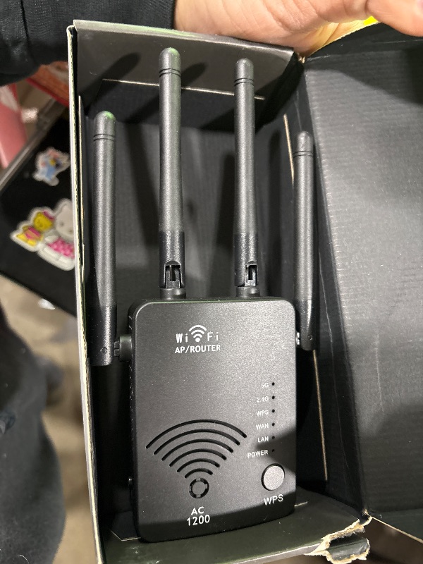 Photo 1 of ?Upgraded Version? WiFi Signal Booster 1200Mbps Wireless Range Extender with Ethernet Port Router WiFi Repeater 2.4G and 5G Dual Band Internet Amplifier