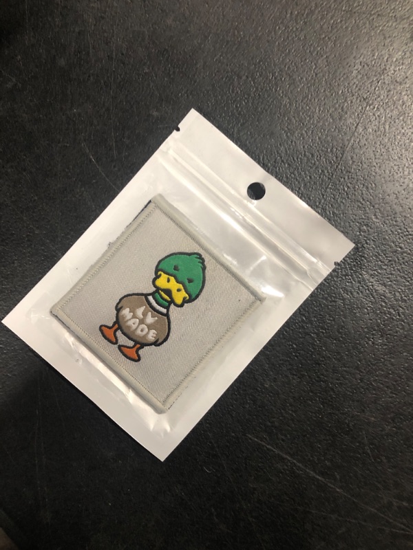 Photo 2 of Funny Hook and Loop Patch Funny Duck Morale Patch Meme Embroidered Patches Personalized DIY Funny Patchs for Backpack,Vest,Hats, Jeans Good Gift for Friends