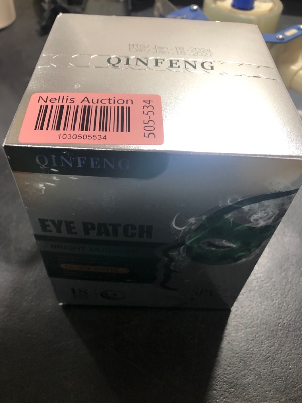 Photo 2 of QINFENG 18 Packs Steam Eye Masks for Dry Eyes Hollow Spa Warm Eye Mask, Heated Eye Mask Reduce Puffiness & Dark Circles, Hydrate & Soothe Tired Eyes, Travel Essentials Business Trip (Unscented)