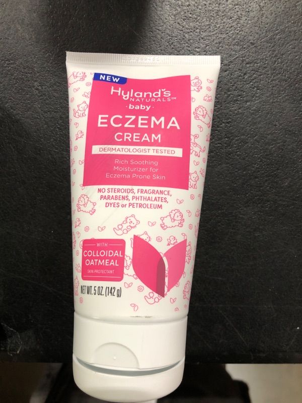 Photo 2 of Hyland's Baby Eczema Cream, Rich Soothing Moisturizer for Eczema Prone Skin, With Colloidal Oatmeal, 5 ounce