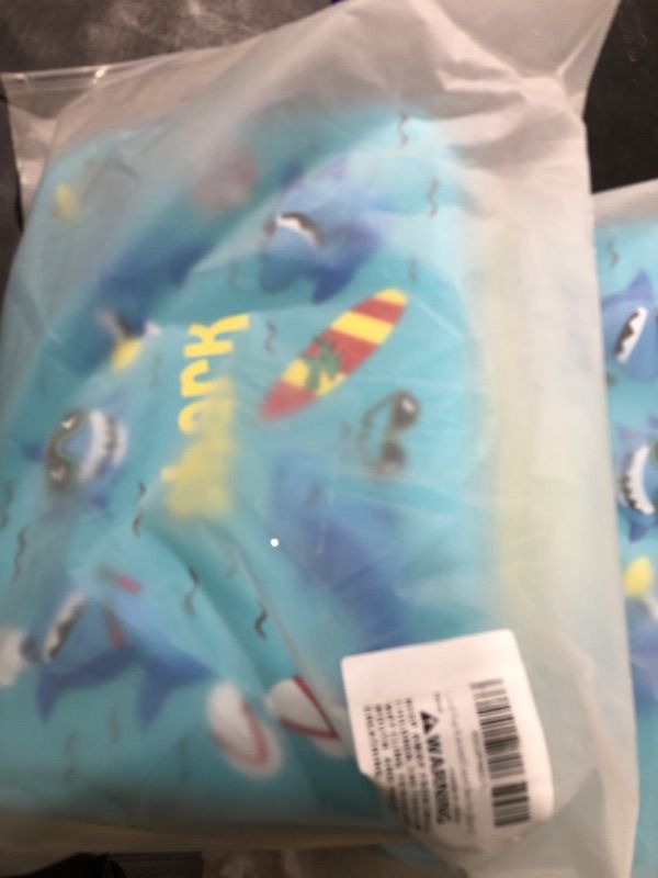 Photo 1 of COO&KOO Shark Lunch Box Set, Include 3D Insulated Cooler Bag & Leakproof Water Bottle Pineapple Ice Pack Multipurpose Spork Spoon Silicone Cups Salad Box, Great for School Girls or Boys