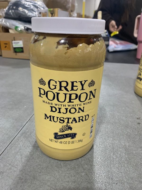 Photo 2 of Grey Poupon Classic Dijon Mustard - 48 oz jar