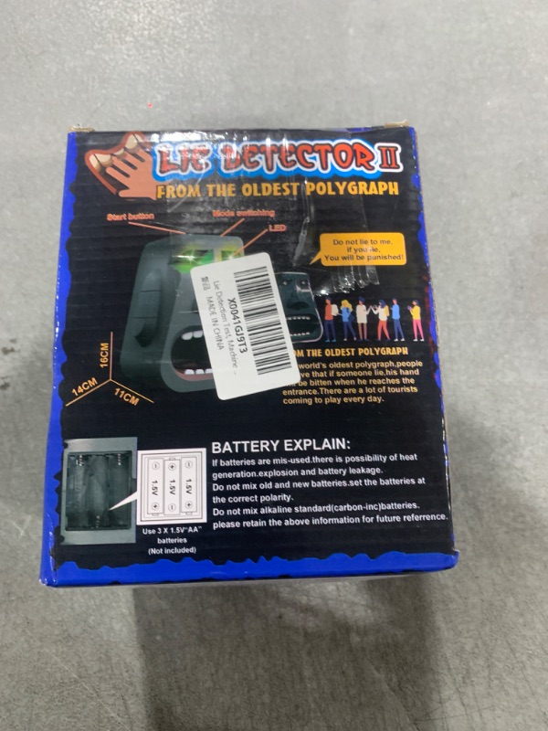 Photo 1 of Lie Detection Test, Machine Finger Shocking Polygraph Analyzer Machine Electric Shock for Party Game