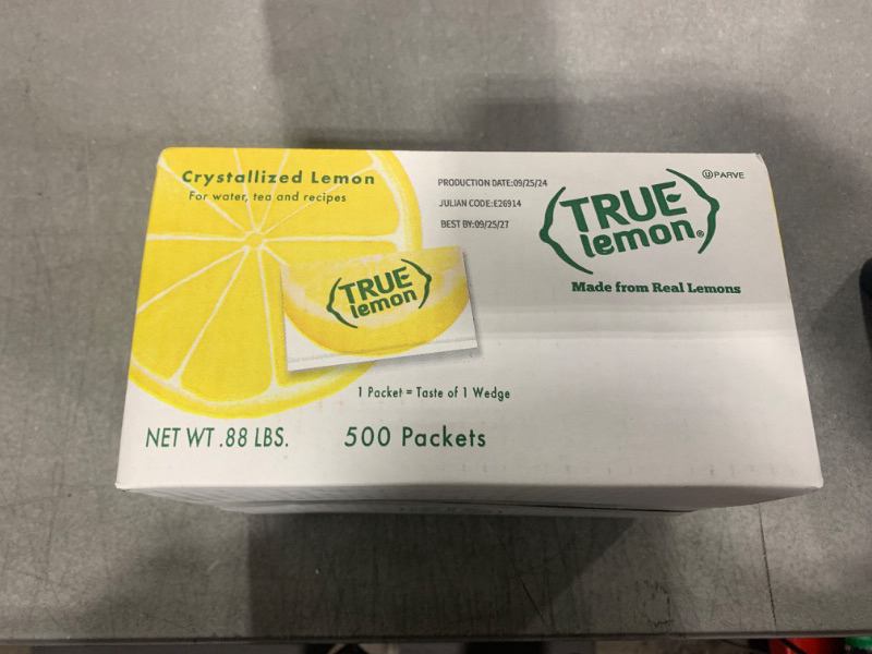 Photo 2 of True Lemon Water Enhancer Packets - Sugar-Free, 0 Calorie Drink Mix with Real Lemon Flavor (Bulk Pack of 500)