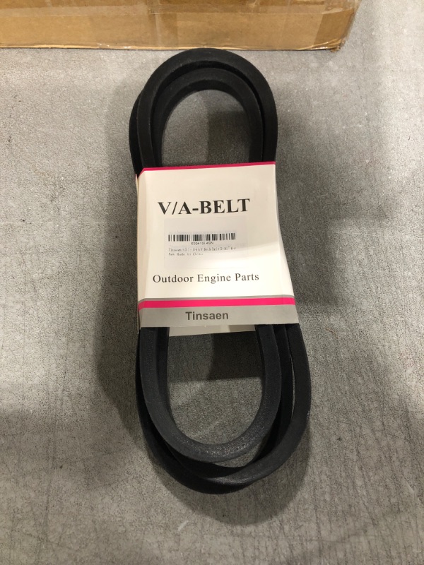 Photo 2 of Tinsaen 954-0467 754-0647A Deck Belt Mower Primary Drive V-Blets 5/8" x 90-1/2" Replacement for MTD Cub Cadet Troy-Bilt 954-0467A,Toro 112-0301 & Wright 71460119