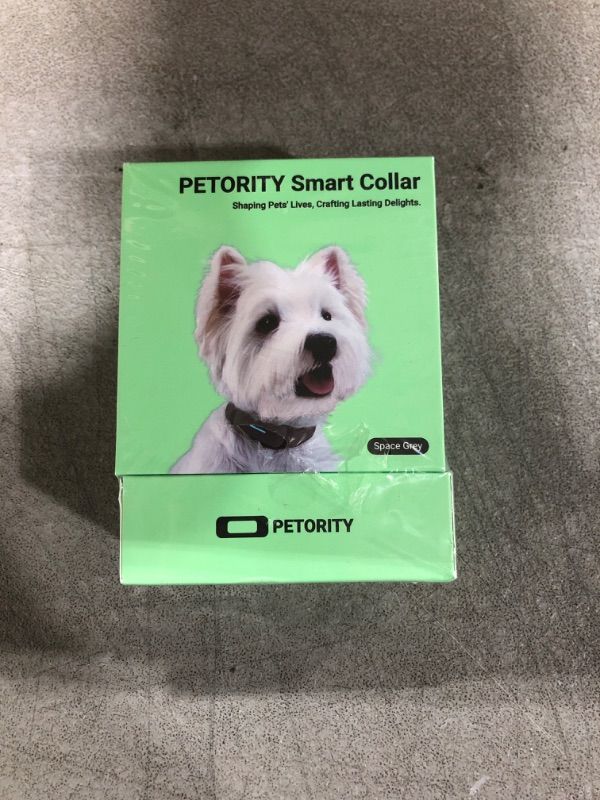 Photo 1 of PETORITY GPS Tracker for Dogs - Wireless Pet Smart Collar with Health Monitor, Waterproof, Escape Alert with Dog Fence, No SIM Card and Monthly Fees.(M-Space Grey,12.6”~18.9”)