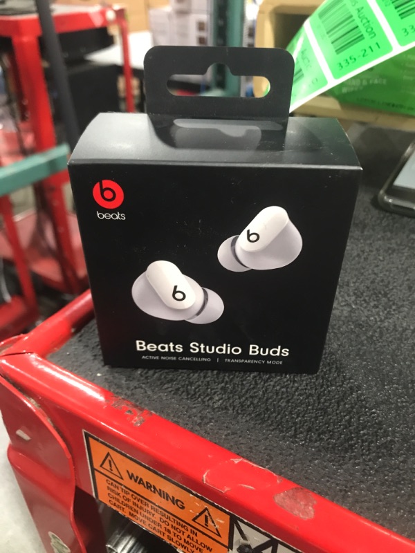 Photo 2 of Beats by Dr. Dre - Beats MJ4Y3LL/A Studio Buds True Wireless Noise Cancelling Earbuds - White FACTORY SEALED