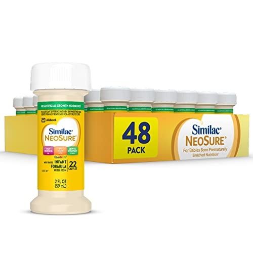 Photo 1 of Similac NeoSure Premature Post-Discharge Infant Formula, Ready-to-Feed Baby Formula, 2-fl-oz Bottle, Pack of 48
