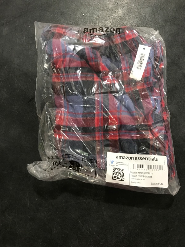 Photo 1 of Amazon Essentials Men's Flannel Pajama Pant - Discontinued Colors, Blue Mixed Tartan, Medium XXL