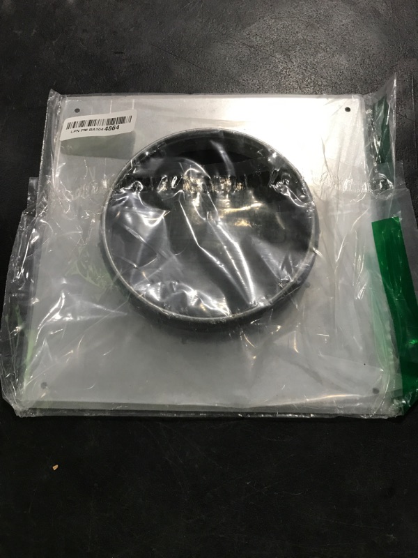 View 1 of Duct Connector Flange - 6 Inch Ducting - Galvanized Steel - Straight or Flex Pipe Flange for Heating, Cooling, Air Ventilation Systems