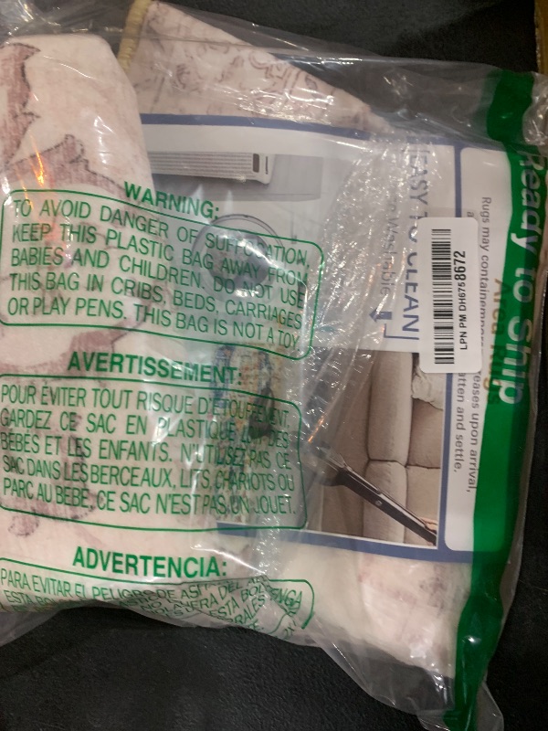 Photo 1 of RELEANY 2x3 Area Rugs 2x3, Washable Rug, Non-Slip, Kitchen Rugs, Entryway Rug, Small Rug, Door Mat, Floor Carpet, Vintage Rugs Boho Floral Medallion, Low Pile, Soft,Pink Blush greypink