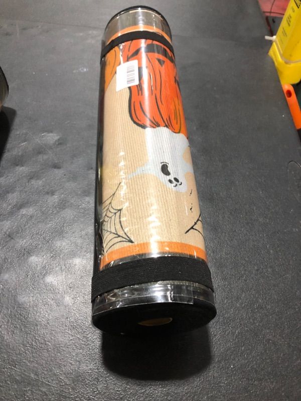 Photo 1 of Halloween Pumpkin Kitchen Rug Set of 2 Washable Non Slip, Holiday Farmhouse Party Floor Mat for Home Kitchen Decorations, Sink, Office, Laundry 17"x47"+17"x30"