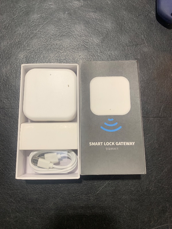 Photo 1 of Smart G2 WiFi Gateway,Fingerprint Keyless Entry Door Lock & TT Lock App Bluetooth Remotely Control, Smart Door Lock WiFi Hub Compatible with Voice Control Alexa
