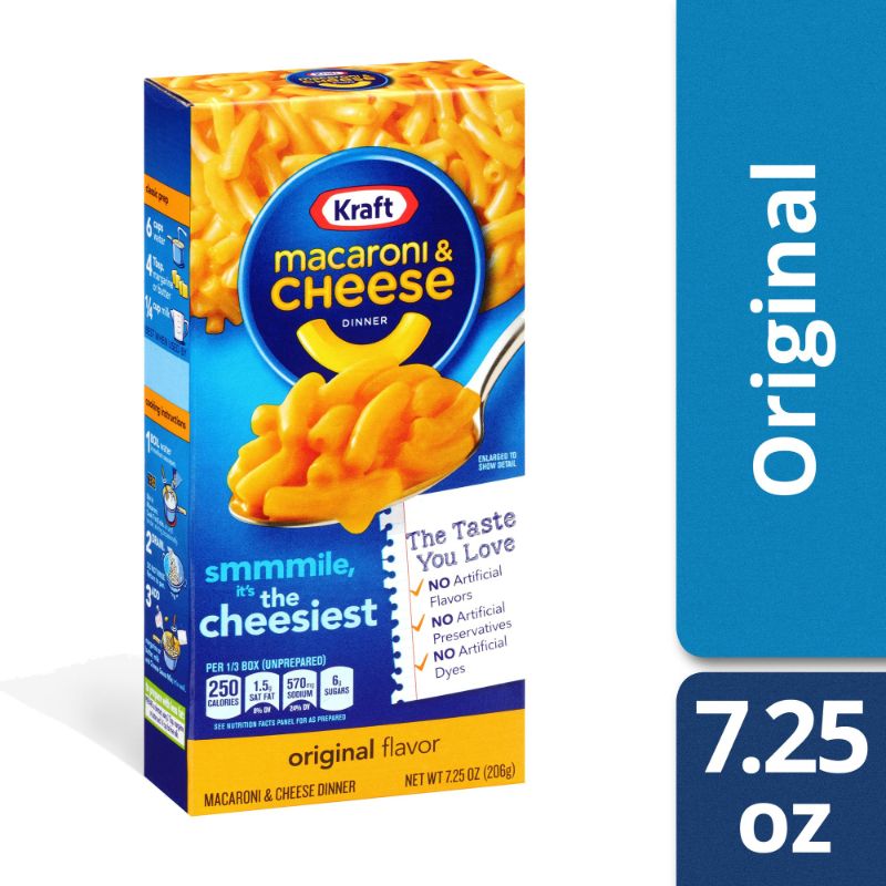 Photo 1 of BB    01-01-2025    Kraft Macaroni & Cheese Dinner Original Flavor, 7.25 Oz | CVS 