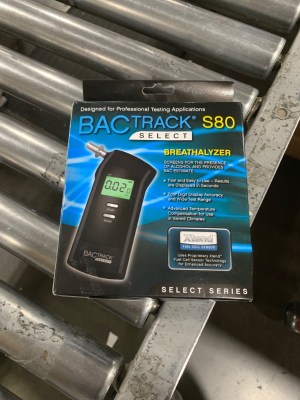 Photo 1 of BACtrack S80 Breathalyzer | Professional-Grade Accuracy | DOT & NHTSA Approved | FDA 510(k) Cleared | Portable Breath Alcohol Tester for Personal & Professional Use