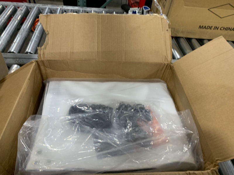 Photo 1 of Wiseek Golf Impact Screen,Thicker Golf Simulator Impact Screen with Probe and Snap Hooks,Easy to Install Golf Simulator Screen for Golf Training Indoor/Outdoor with Grommet Holes,7 Sizes