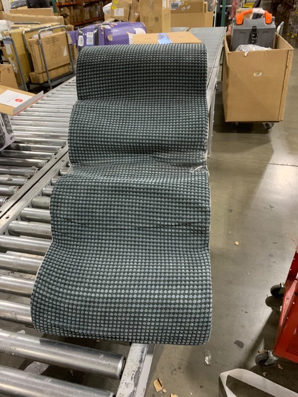 Photo 1 of EASYSOAR Dog Stairs Ramp for Small Dogs, 4-Step Pet Stairs for Small Dogs and Cats High Density Foam Dog Stairs to Bed & Couch, Pet Stairs with Non-Slip Bottom for Doggies, Aged Dog and Injured Pets