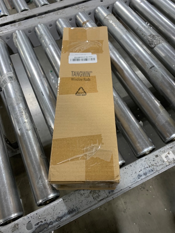 Photo 1 of TANGWIN Gold Curtain Rod,Wrap Around Curtain Rod,Curtain Rods for Windows 28 to 60 Inch,1 Inch Adjustable Blackout Curtain Rod,Curved Window Curtain Rod,Heavy Duty Bedroom Curtain Rods,Brushed Gold