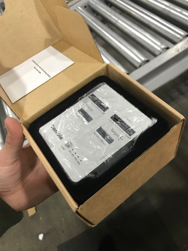 Photo 1 of NVME/SATA 3-in-1 SSD Cloner, Coolpie CR311 Offline Clone M.2 Cloner, USB3.2 Gen2*2 20Gbps M.2 Reader, Supports Size for M.2 NVME/SATA?mSATA?SATA 2.5''SSD/HDD?3.5'' HDD