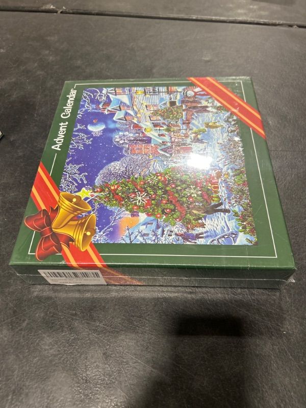 Photo 1 of 1008 Pcs Christmas Jigsaw Puzzle Advent Calendar 2024 for Adults Women Kids Teens 24 Day Christmas Countdown Adult Men Advent Calendar Puzzle 2024 Christmas Advent Puzzle Gifts for Teen Boys Girls