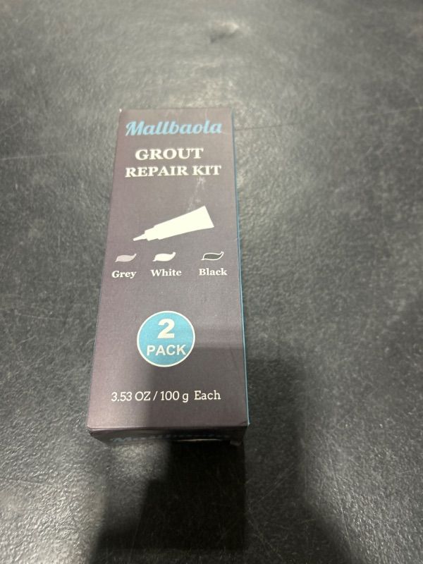 Photo 2 of Grout Paint, 2 Pack Grey Grout Filler Tube, Grout Sealer for Bathroom Shower Floor, Fast Drying Tile Grout Repair Kit, Restore and Renew Tile Joints Line, Gaps, Replace Grout Pen(Grey)