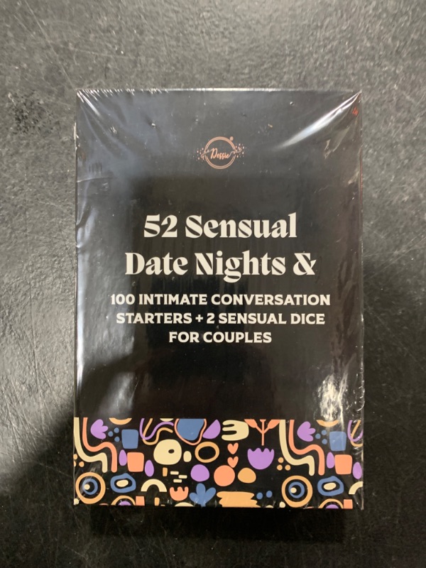 Photo 2 of Dessie 52 Scratch-Off Date Night Ideas with 100 Conversation Starters & Couples Dice - Perfect Bridal Shower, Anniversary, Wedding & Engagement Gifts for Couples, Bride, Boyfriend, Girlfriend