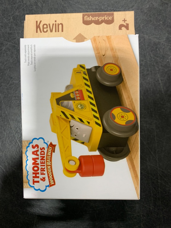 Photo 2 of Thomas & Friends Wooden Railway Toddler Toy Kevin The Crane Push-Along Wood Vehicle for Preschool Kids Ages 2+ Years (Amazon Exclusive)