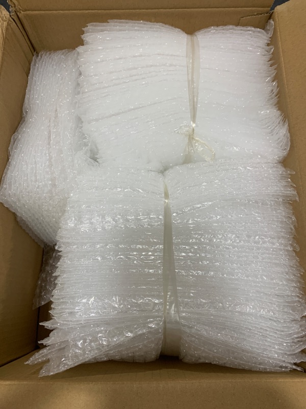 Photo 2 of 150 Pieces Bubble Pouches Wrap Bags, 6"x8" Clear Bubble Out Bags, Double Layer Shockproof Protective Cushioning Bags, Thickened Packaging Bubble Wraps for Handling, Shipping, Storage and Mailing