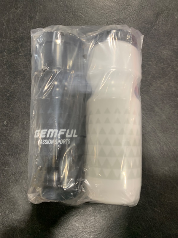 Photo 2 of GEMFUL Water Bottle Biking BPA Free 24 Ounce 2 Pack