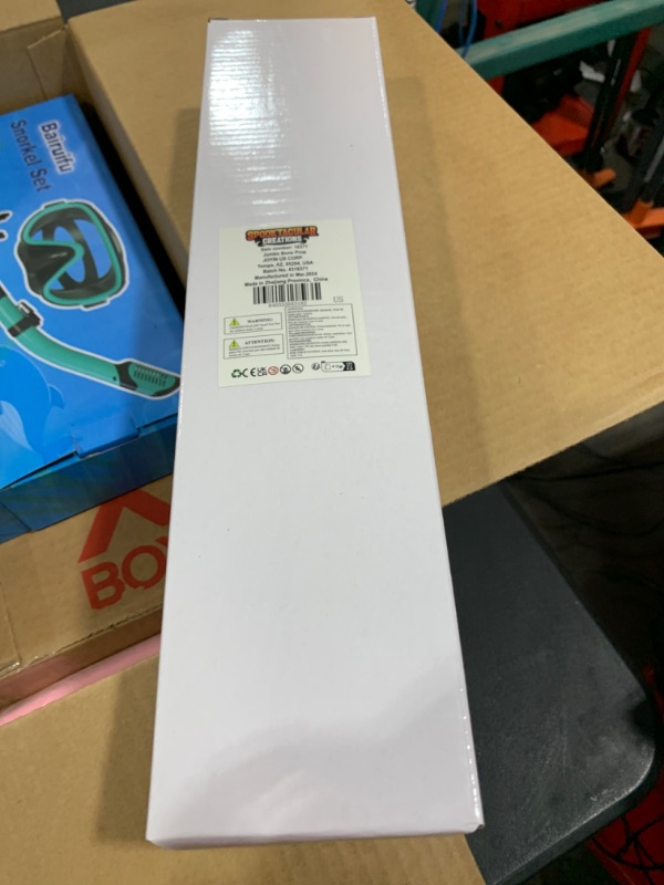 Photo 1 of Spooktacular Creations Halloween Bones Props, Plastic Fake Bones Decorations, Caveman Bone Stick for Kids Adult Women Men Halloween Costume Cosplay Dress Up Accessories White