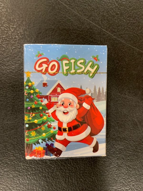 Photo 1 of Etyishe Go Fish Card Game for Kids, Gard Game for Toddlers and Adults, Fun Gard Games for Family Game Night, a Great Stocking Stuffer and Gift Idea for Boys and Girls, Christmas Theme (1 Pack)