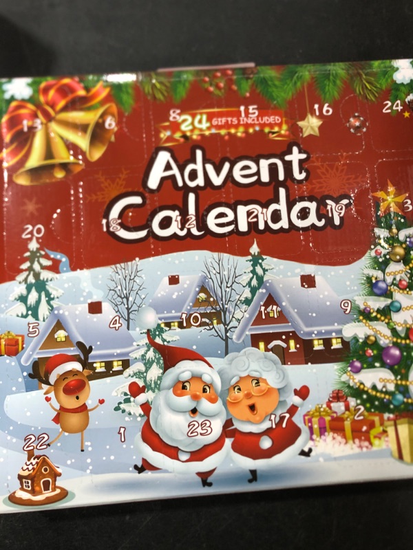 Photo 2 of Advent Calendars 2024 Christmas Countdown Advent Calendar with 24 Party Favors Figures for Kids Boys Girls Christmas Vacation Advent Calendar Collectible Gifts Toy