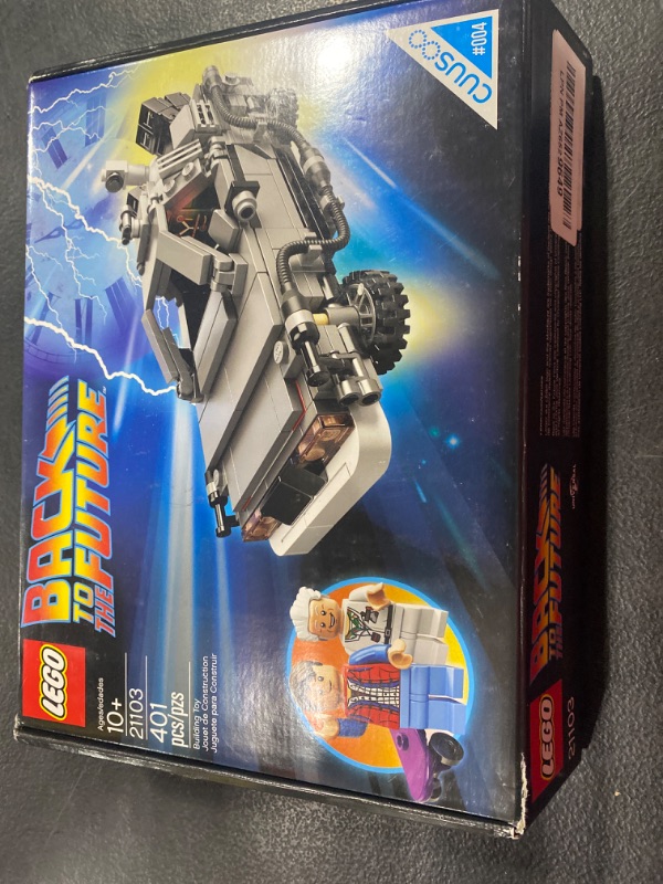 Photo 2 of LEGO The DeLorean Time Machine Building Set 21103 (Discontinued by manufacturer)